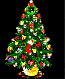 LED Light up Christmas Tree + Battery Box + Battery